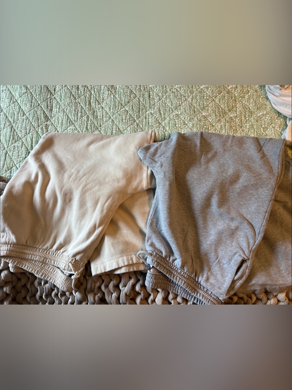 Old Navy Beige & Gray Sweatpants Bundle